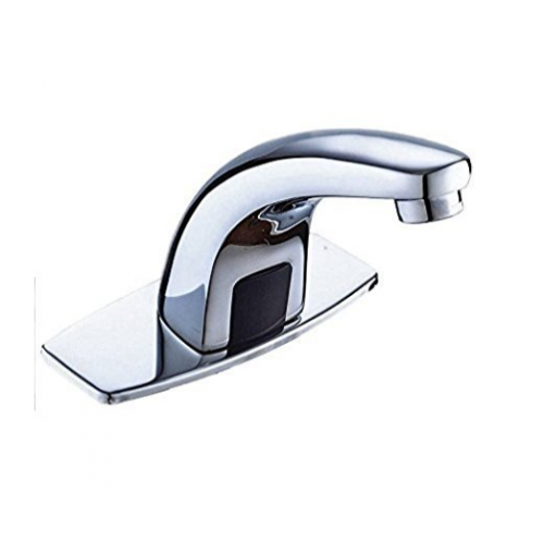 Jaquar Sensor Faucet for Wash Basin Deck Mounted Complete with Control Box (Battery Operated), SNR-CHR-51011N