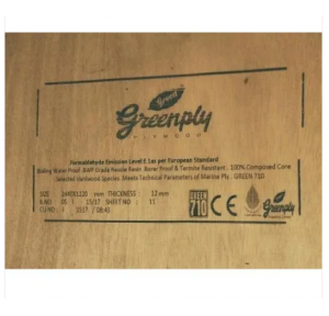 Greenply Ply Board Wooden 8 X 4 Ft 12mm
