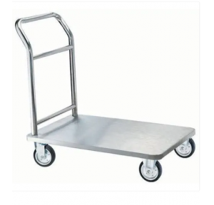 MS Platform Trolley With Wheel, SizeÂ  4 X 2.6 Feet, Platform Gauge - 16, Pipe Gauge - 14, Capacity - 500 Kg