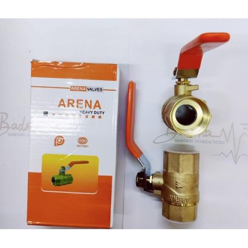 Arena Bronze Ball Valve (3/8