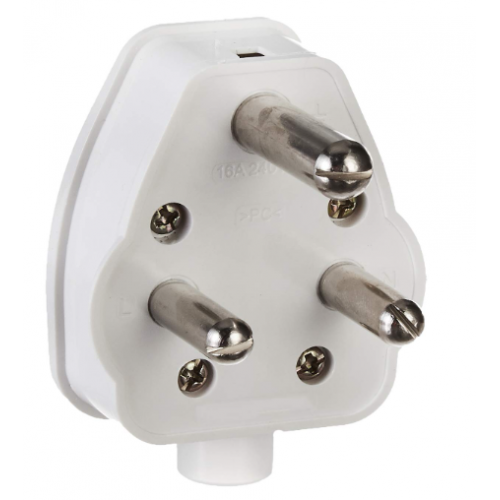 Anchor Smart 16A 3 Pin Plug Top, 39583 (Pack Of 10 Pcs)