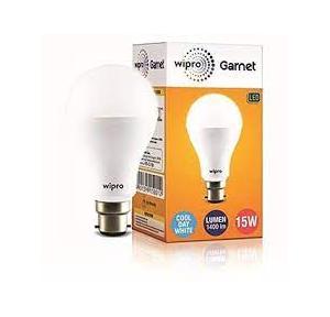 Wipro LED Bulb B22, 15 Watt (Cool White)