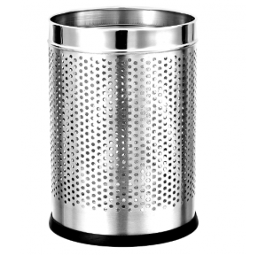 Perforated Dustbin SS202 6 Ltr 7x10 Inch