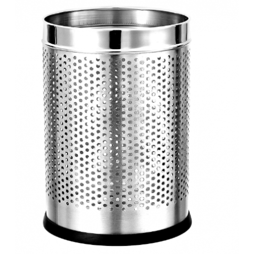 Perforated Dustbin SS202 6 Ltr 7x10 Inch