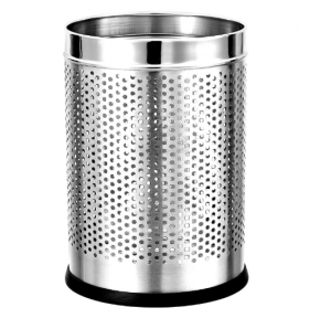 Perforated SS Dustbin 7x10 Inch, Capacity  6 Ltr