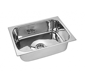 SS 202 Washbasin sink Without lid, size - 18 x 16 x 9 Inch, Capacity - 15 Ltr