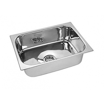 SS 202 Washbasin sink Without lid, size - 18 x 16 x 9 Inch, Capacity - 15 Ltr