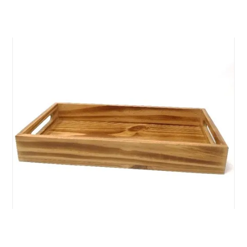 Wooden Serving Tray Small Size -12 x 8 Inch