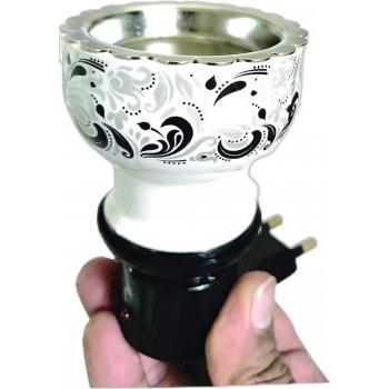 90 Degree Shock Proof Electric Aroma Camphor Diffuser For Home Fragrance Kapoor Dani Incense Holder Oil Burner Round
