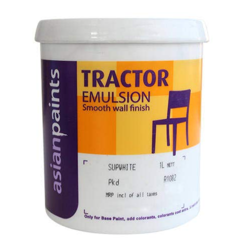 Asian Paints Tractor Emulsion (White), 4 Ltr