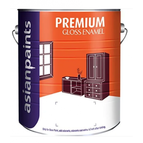 Asian Paints High Gloss Enamel Paint 4 Ltr Smoke Grey