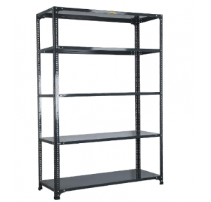 MS Slotted Rack,  14 Gauge Angle, 5 Shelf,  20 Gauge Shelves,Ã?Â Size  48 X 18 X 72 Inch ( W X D X H )