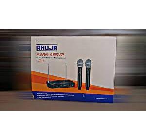 Ahuja PA Wireless Microphone Dual Band Receiver AWM-495V2