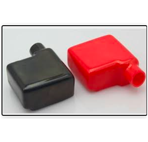 Battery Terminal Cap Color Red & Black, 1 Pair