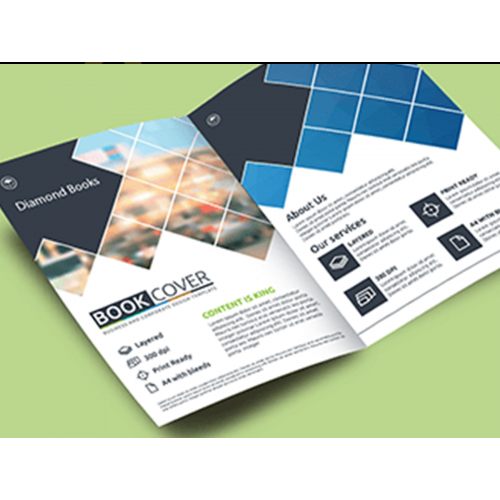 A4 Brochure Book (8 Pages), Cover Page - 250 Gsm & Inside Page - 130 Gsm, Matt Lamination