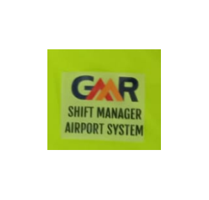 GMR Logo On Front Side Of Safety Helmet , Size - 2 X 2  Inch