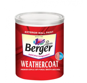 Berger Paint Weather Coat White, 1 Litre