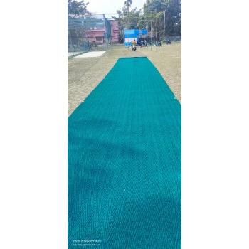 Rabita Cricket Pitch Mat Type Coir Color Green (Size - 10.6Mtr X 2.4Mtr X 20mm 01 Roll) , Export Quality