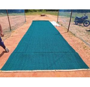 Rabita Cricket Pitch Mat Type Coir Color Green (Size - 10.6Mtr X 2.4Mtr X 20mm 01 Roll) , Export Quality
