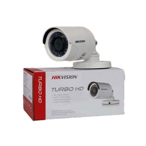 Hikvision DS-2CE1AD0T-IRPF 2MP HD 1080p 4-In-1 CCTV R Night Vision Bullet Camera  White