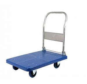 Single Foldable Platform Trolley Premium Quality MS PVC  2 Feet x 3 Feet With Capacity 150-300 Kg