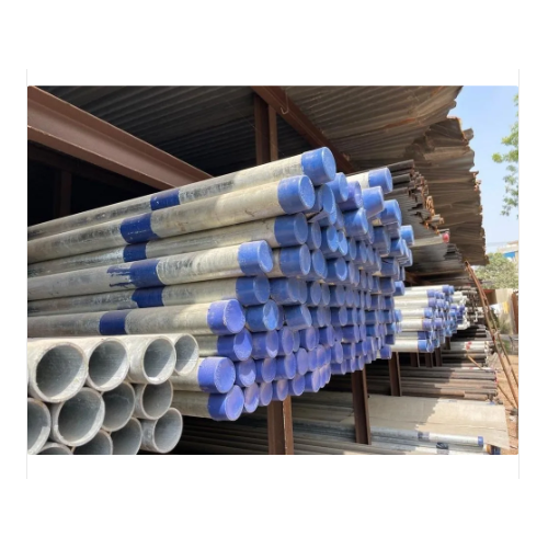 Jindal Hissar GI Pipe, Plain End, Diameter - 4 Inch, Length - 20 feet, Thickness - 5mm