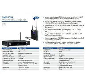 Ahuja (AWM-700UL) PA Wireless Microphone