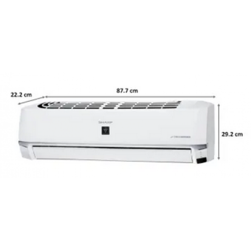 Sharp Inverter Split AC 1Ton 3Star Copper Condenser, AH-XP12WMT