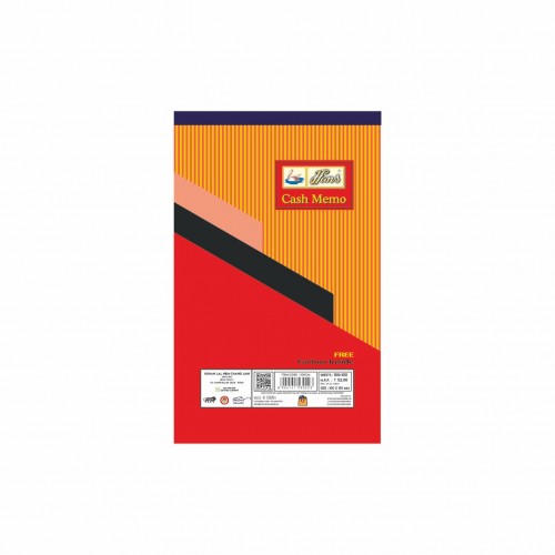 Hans Cash Memo With Free Carbon Inside, 10 x 15.5cm Sheets : 100 x 2 Sets 58 GSM