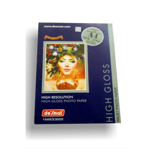 Desmat Glossy Paper A4, 130 GSM, 50 Sheet