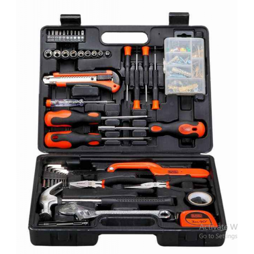 Black & Decker Hand Tool Kit  126 Pieces Orange & Black, BMT126C