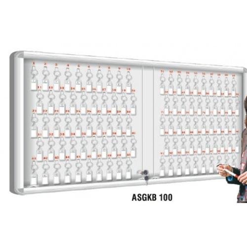 Alkosign Key Cabinet AKB 100 Board With 100 Keys With Laminate Back 785x900 MM