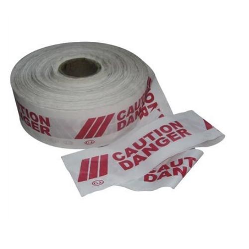 Barricading Caution Tape Red & White 2 Inch x 100 Mtr
