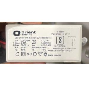 Orient LED Driver Constant Current 15W 320-450mA 50-60V
