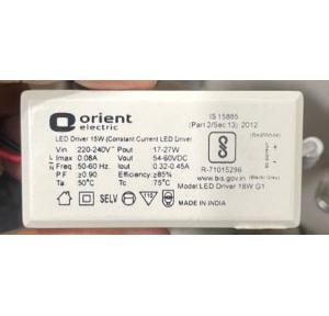 Orient LED Driver Constant Current,15W, 320-450mA, 50-60V