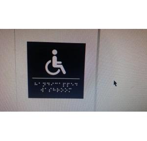 Acryllic Braille Signages For Ladies Rest Room 5