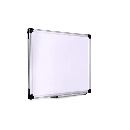 Super Deluxe Magnetic White Board Resin Coated Metallic Surface  2 X 3 Feet Cored With 12 mm Particle