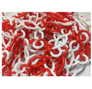 Safety Chain PVC Type 10Mtr Red And White