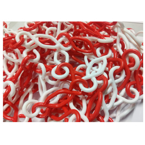 Safety Chain PVC Type 10Mtr Red And White