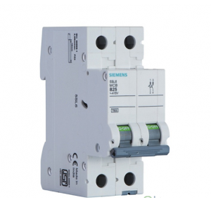 Siemens Miniature Circuit Breaker 40A, 2 Pole, 5SL62407RC White