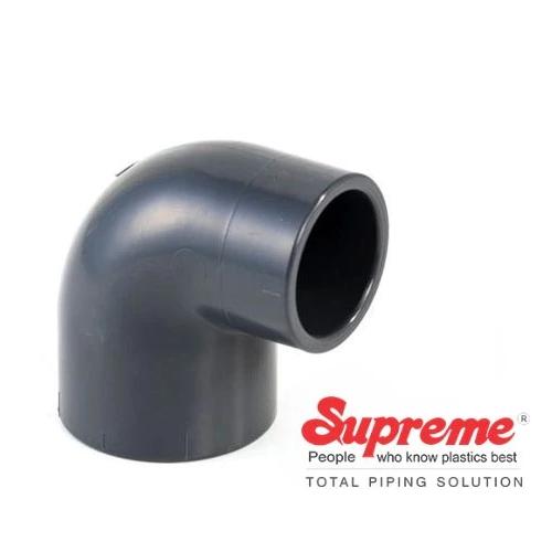 Supreme PVC Elbow 50mm, 6 Kg/cm2