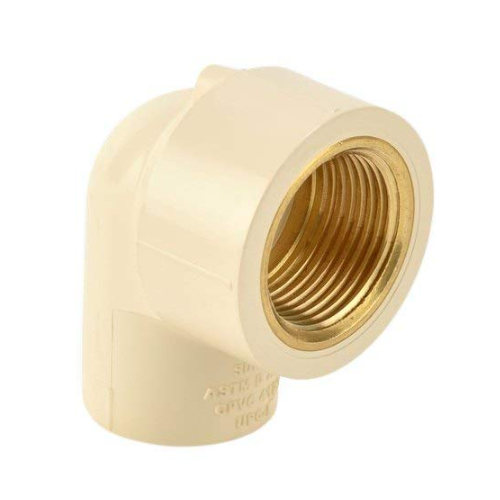 Astral CPVC Brass Elbow, 90°, Socket X , 1/2 Inch Pack Of 10 Pcs
