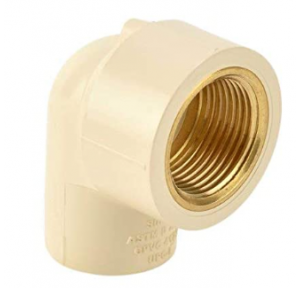 Astral CPVC Brass Elbow, 90°, 1/2 Inch