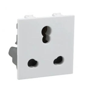 Legrand Britzy Universal Socket 6A 3Pin 2Modules 6734 52