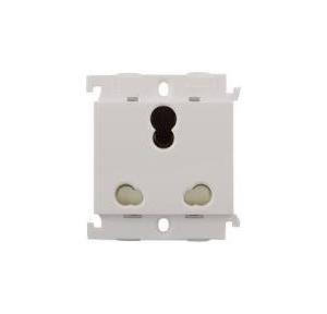 Legrand Mylinc Multi Socket Polycarbonate 16A 3 Pin  675555 White