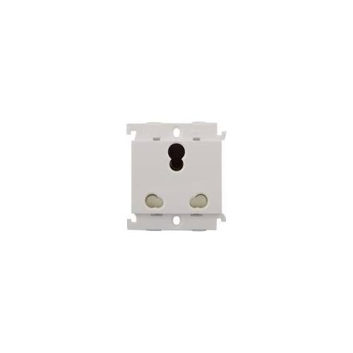 Legrand Mylinc Multi Socket Polycarbonate 16A 3 Pin  675555 White
