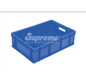 Supreme Rectangular Solid Plastic Crates 600 X 400 X 175 mm 64175CC