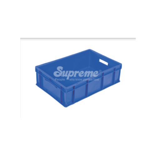Supreme Rectangular Solid Plastic Crates 600 X 400 X 175 mm 64175CC