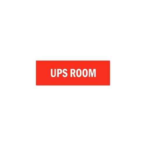 UPS Room Signage With Auto Glow, Size - L 160mm X H 210mm, Thickness - 3mm, Material - Sunboard