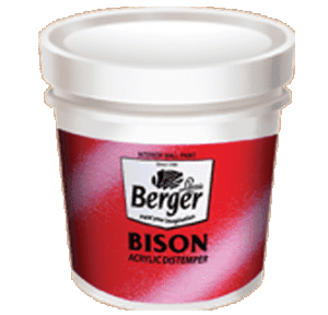 Berger Bison Acrylic Distemper White 1 Ltr